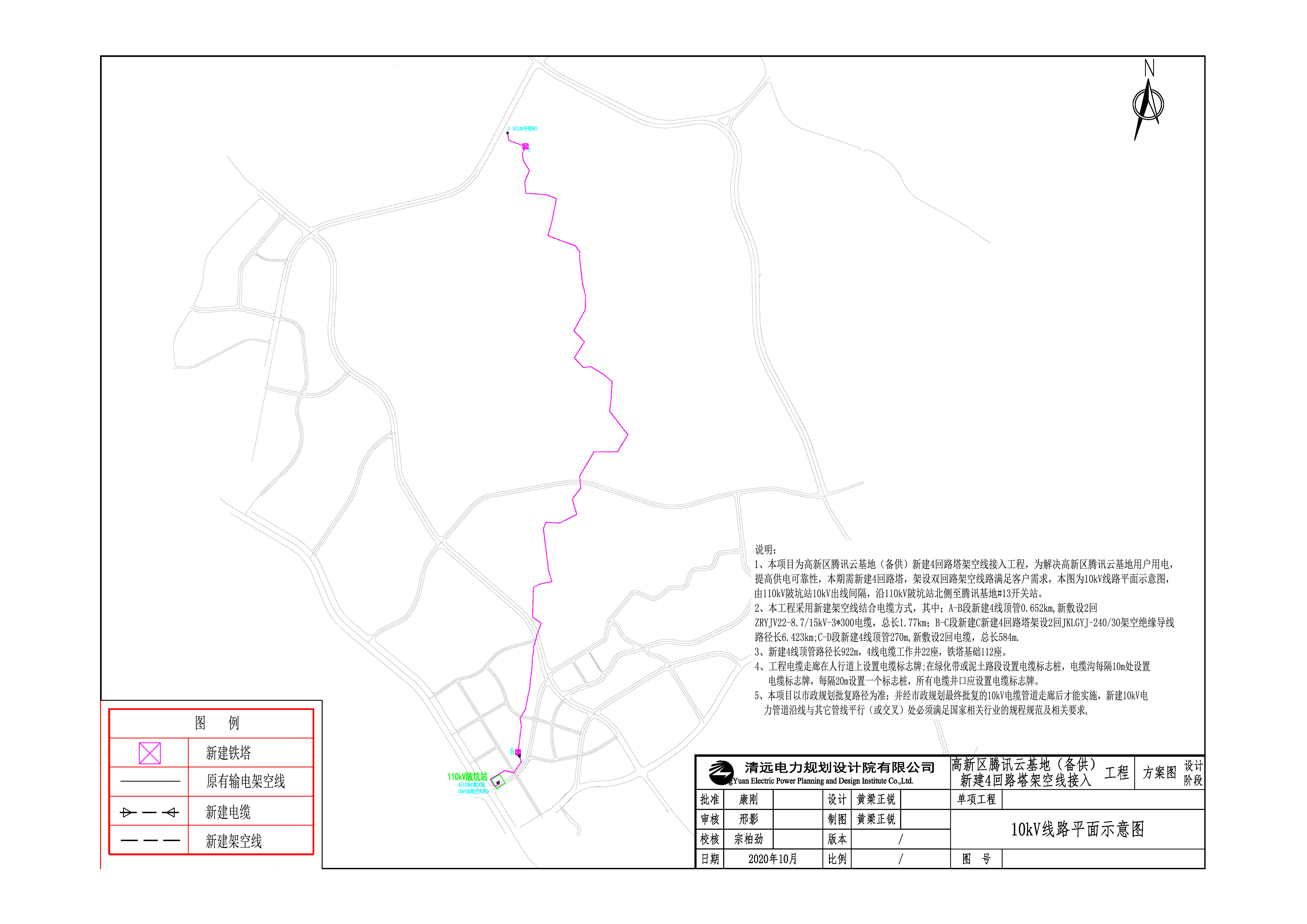 高新區騰訊云基地備供10kV電力線路工程（紅線圖）-布局1.jpg