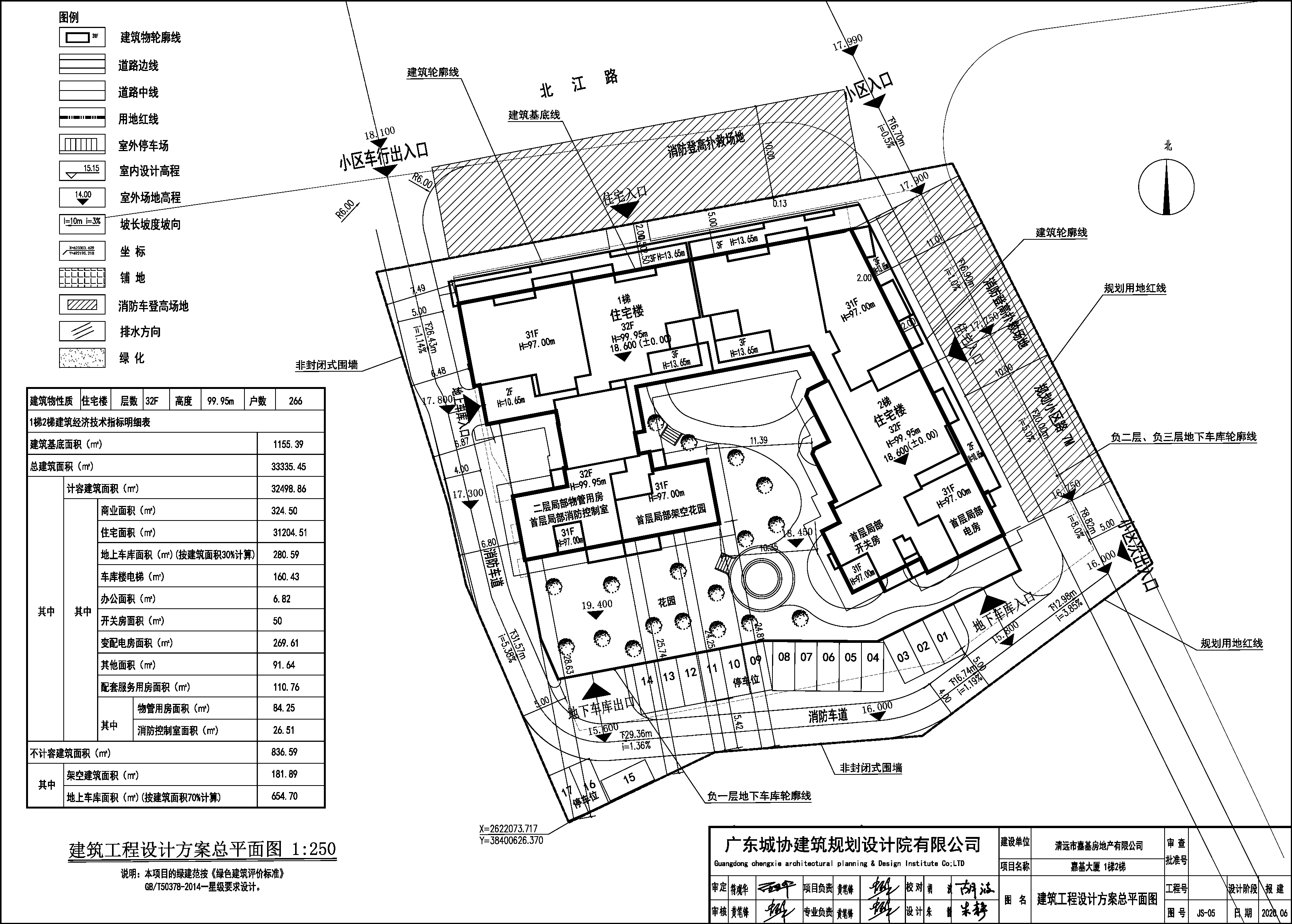 嘉基大廈1梯2梯 建筑工程設計方案總平面圖(已批準）.jpg