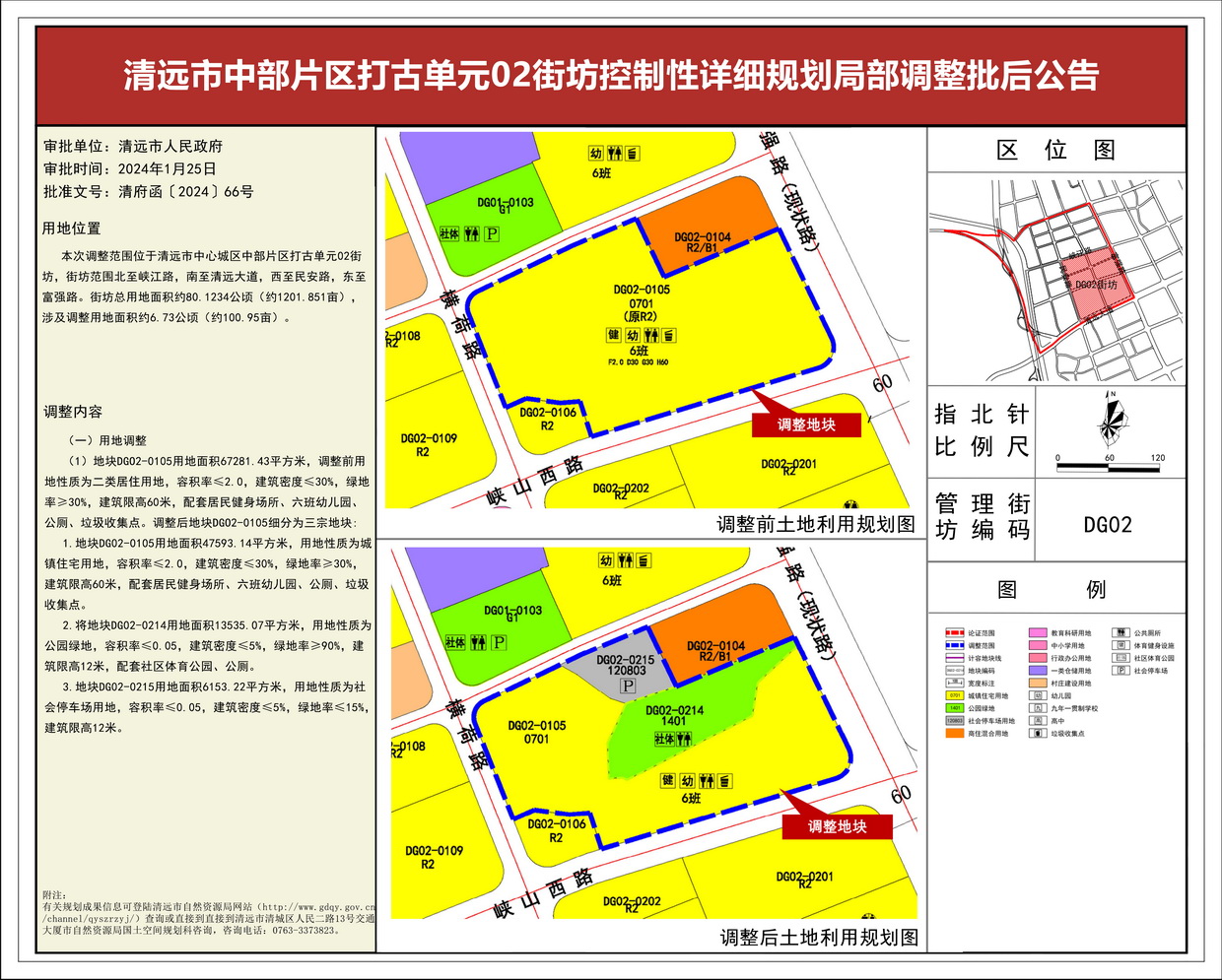 《清遠市中部片區(qū)打古單元02街坊控制性詳細規(guī)劃局部調(diào)整》 批后公告--s.jpg