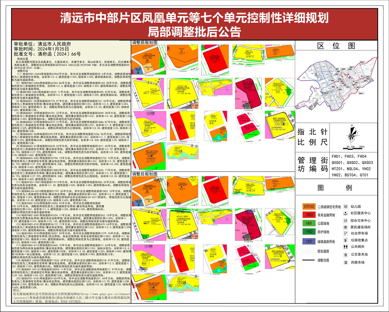 《清遠市中部片區鳳凰單元等七個單元控制性詳細規劃局部調整》批后公告--s.jpg